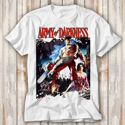 Buy Army Of Darkness Evil Dead Movie Film Cult 90s T Shirt Top Tee Unisex 4095 • 6.99£