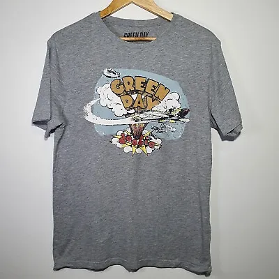 Buy Green Day Shirt Mens Size S Grey Dookie Rock Band Tee Tshirt  • 18.94£