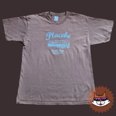 Buy Late 90s - Early 2000s Placebo World Tour T Shirt • 45£