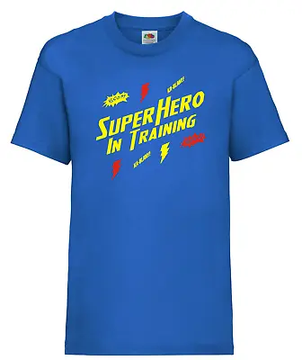 Buy Super Hero In Training Cool Kids T-shirt - Superhero Movie, Comic Fan Birthday  • 11.99£