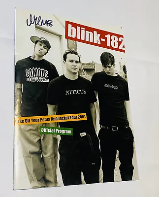 Buy BLINK-182 2001 Take Off Your Pants & Jacket Tour Program Book SIGNED IAN GRUSHKA • 47.35£