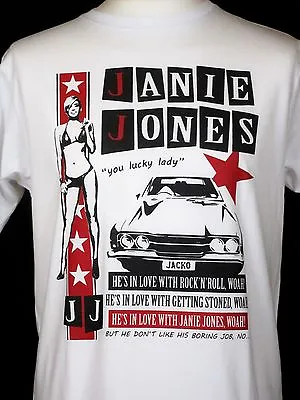 Buy The Clash Inspired T-Shirt Punk Janie Jones S-5XL Screen Printed Cotton  • 14.79£
