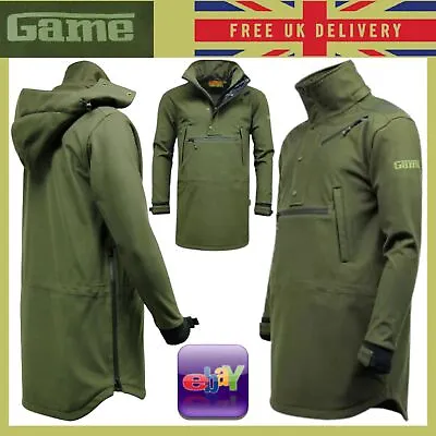 Buy Mens Game Stalking Smock Waterproof Breathable Jacket Hunting Shooting Hiking HB • 85.49£
