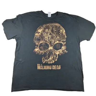 Buy Gildan The Walking Dead 2013 T Shirt Size 2XL Navy Short Sleeve Cotton AMC • 15.29£