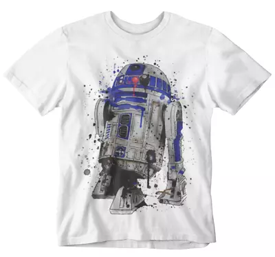 Buy R2 D2 T-Shirt Droid Robot Star Wars Movie Film Retro Tee Rebel Empire Cool • 5.99£