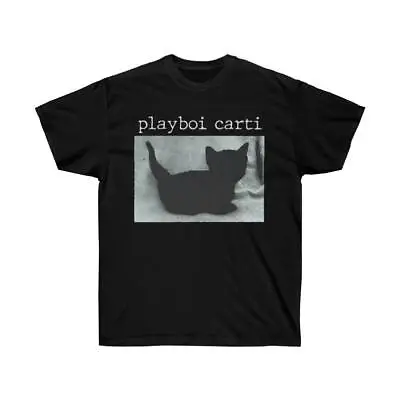 Buy Playboi Carti Merch T-shirt , Whole Lotta Red, Hiphop,Rap,gift For Cat Lover  • 18.34£
