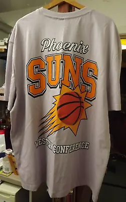 Buy NBA Phoenix Suns Official Basketball Lilac T-Shirt New With Labels Size 2XL • 14.99£