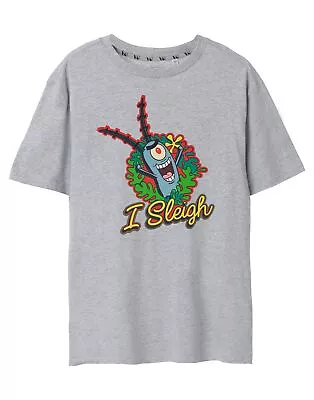 Buy SpongeBob SquarePants Grey Short Sleeved T-Shirt (Womens) • 16.99£