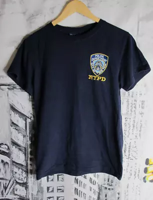 Buy NYPD Officially Licensed Embroidered T-Shirt New York Police Department Size S • 12.74£