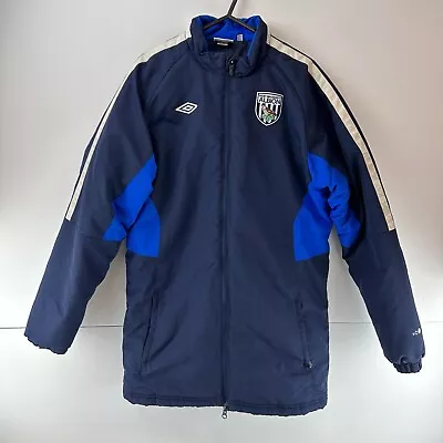 Buy West Bromwich Albion Coat Jacket Baggies Football West Brom Umbro Retro Boys XL • 19.99£