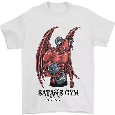 Buy Satans Gym Bodybuilding Training Top Mens T-Shirt 100% Cotton • 7.49£