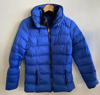 Buy Primark Atmosphere Women’s Jacket Electric Blue Puffer Coat UK Size 6 VGC • 12.99£