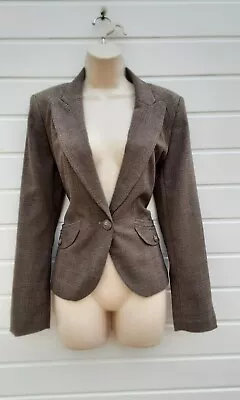 Buy Ladies Jacket,browny Grey Check/plaid,ww2,30s,40s,50s Vintage Look,next,size 10 • 6.99£