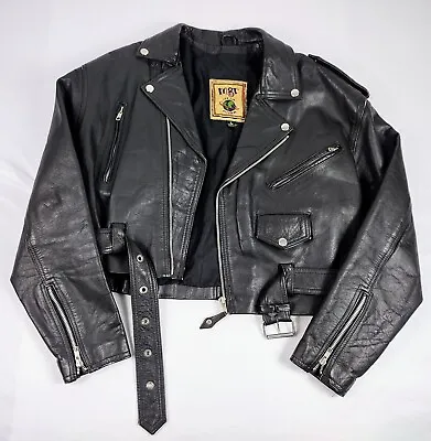 Buy Women's Genuine Leather Motorcycle Biker Jacket MGR It's Our Universe Size Large • 75.59£