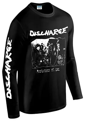 Buy DISCHARGE 'REALITIES OF WAR' LONG SLEEVE T-SHIRT OFFICIAL Punk Rock D-beat • 26£