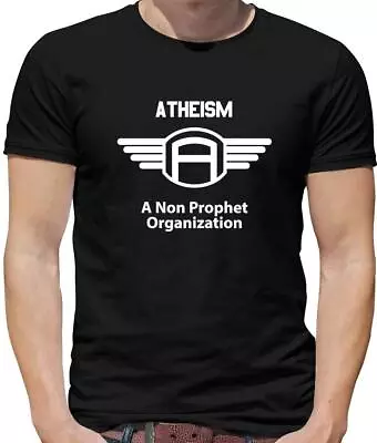 Buy Atheism Non Prophet Organisation Mens T-Shirt - Atheist - Religion - Science • 13.95£