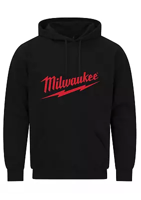 Buy Milwaukee Hoody Power Tools Hoodie  Work Wear Mens Top Builder Hoodie • 25.99£