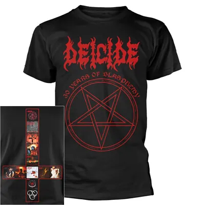 Buy Deicide 30 Years Of Blasphemy Shirt S-3XL T-Shirt Official Metal Band Tshirt • 24.78£