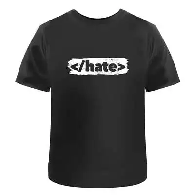 Buy 'End Hate HTML Tag' Men's / Women's Cotton T-Shirts (TA042326) • 11.99£