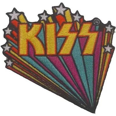 Buy KISS Star Banners : Woven IRON-ON PATCH 100% Official Licensed Merch • 4.50£