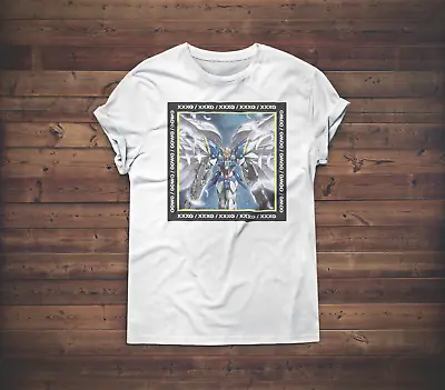 Buy Gundam Wing Zero T-shirt Mobile Suit Unicorn Seed Destiny Anime Manga Unisex Tee • 21.48£