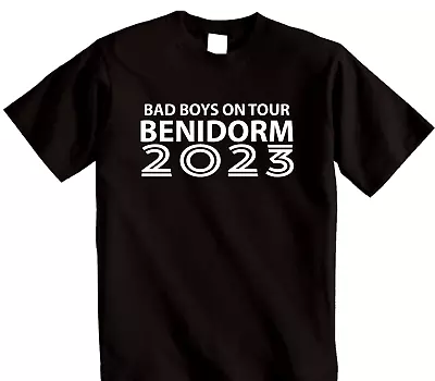 Buy Benidorm 2023 Stag Do Tour: Embrace Your Bad Boy Side With This Must-Have Tee • 11.95£