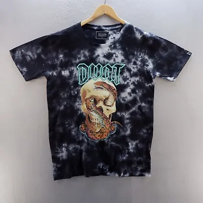 Buy DVNT Clothing T Shirt Large Black Graphic Print Skull Snake Tie Dyed Cotton Mens • 8.09£