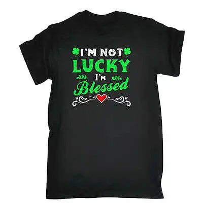 Buy Im Not Lucky Im Blessed Irish St Patricks Day Ireland Mens Funny T-Shirt Tshirts • 12.95£
