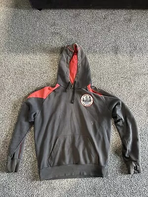 Buy Player Issue Goole Afc Men’s Hoodie Size Large Black Red Hooded Jumper  • 6£