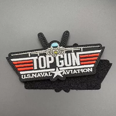 Buy Top Gun Naval Aviation Patch Hook & Loop Military Army Tactical Airsoft Biker • 4.59£