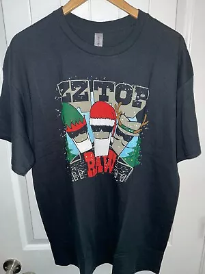 Buy Zz Top Raw Tour 2022 Limited Edition Christmas T-shirt Xl • 274.84£