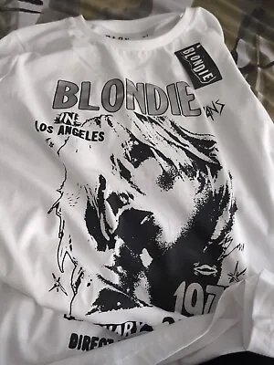 Buy Blondie Womens Oversized T-Shirt  |  New York 1977 Tour Band Tee NWT • 9.99£