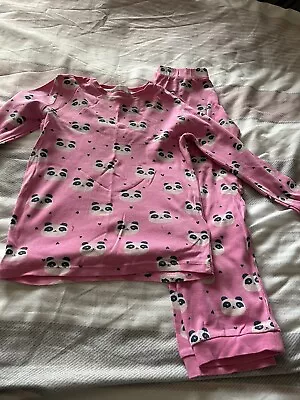 Buy Panda Bear Pyjama Set Girls From M&S 5-6 Years • 4.50£