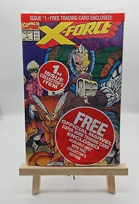 Buy X-Force #1: Sealed Polybag With Shatterstar Trading Card! Marvel Comics (1991) • 4.95£