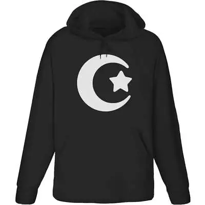 Buy 'Star & Crescent' Adult Hoodie / Hooded Sweater (HO019263) • 24.99£