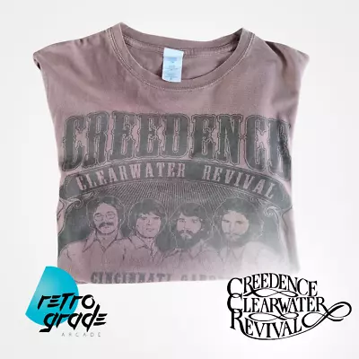Buy Creedence Clearwater Revival Licensed Brown Band T-Shirt (S) • 17.95£