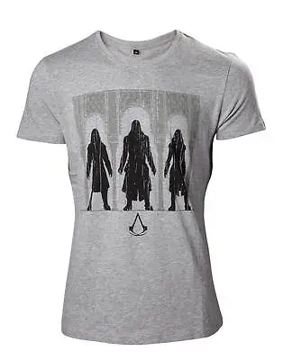 Buy Official Assassin's Creed The Movie - Group Of Assassin's Grey T-shirt (new) • 19.99£