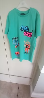Buy Great   Game Over  Tshirt - New No Tags- George - 12/13 Years • 2.25£