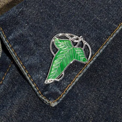 Buy Official Lord Of The Rings Lorien Leaf Enamel Pin Badge • 7.99£