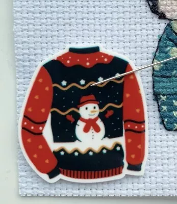 Buy Christmas Jumper Needle Minder For Cross Stitch And Embroidery • 4.50£