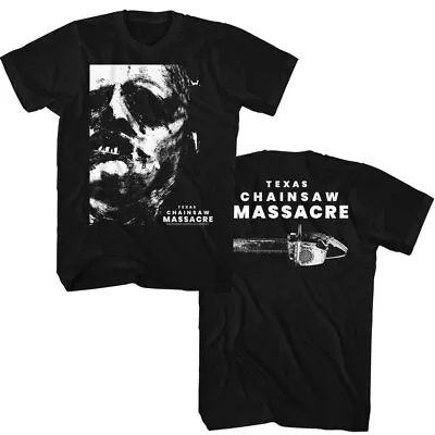 Buy Texas Chainsaw Massacre Horror Film Leatherface Movie Poster Men's T Shirt • 42.28£