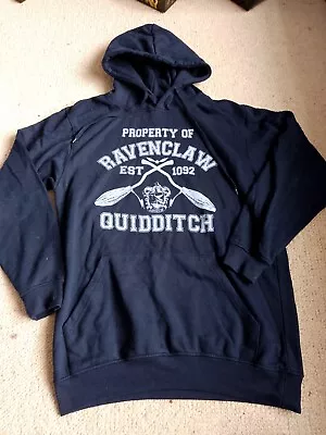 Buy Harry Potter Quidditch Hoody Ravenclaw Dark Blue With Pouch • 7.49£