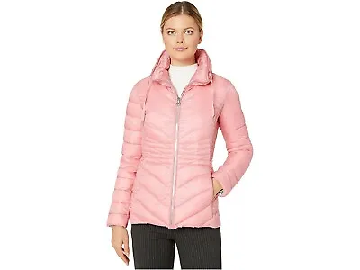 Buy NEW Women's Bernardo Fashions EcoPlume Packable Chevron Puffer Jacket MSRP: $159 • 70.87£