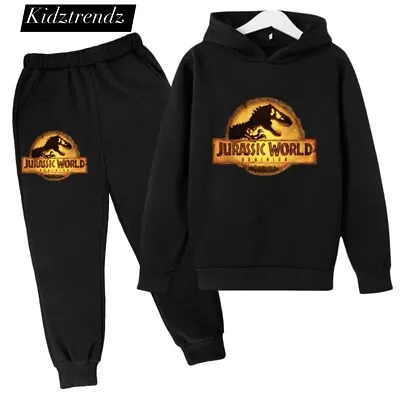 Buy Kids  Boys Girls Teenagers Jurassic Park Printed  Hoodie Pullover Tracksuit NEW • 13.99£