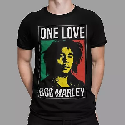 Buy Bob Marley T-Shirt One Love Jamiaca Ganja  Tee 60s 70s 80s 90s 00s Retro Music • 10.23£