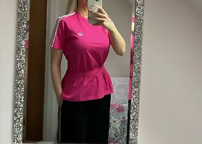 Buy Adidas Pink Wrap T Shirt Size 10 • 12.99£