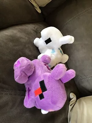 Buy Two Diff Minecraft P,ush Rabbit Excellent Official Merch. Freepost • 9.99£