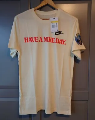 Buy Nike Tee T Shirt Top Coconut Milk Have A Nike Day Size Small S • 50£