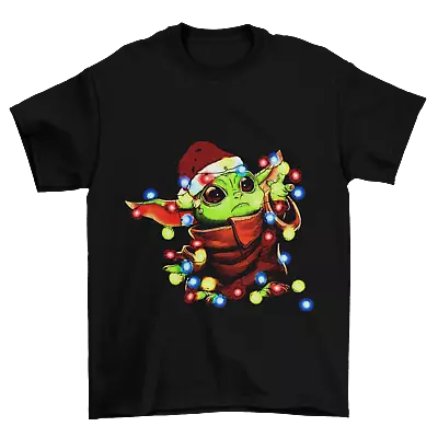 Buy Baby Yoda Baubles Christmas T-Shirt Star Wars Theme Tee-Shirt Mens & Women's • 12.95£