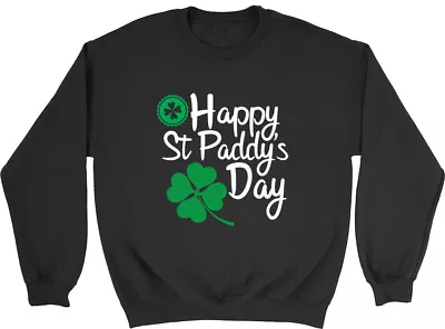 Buy Happy Paddy's Day Boys Girls Kids Childrens Jumper Sweatshirt • 12.99£